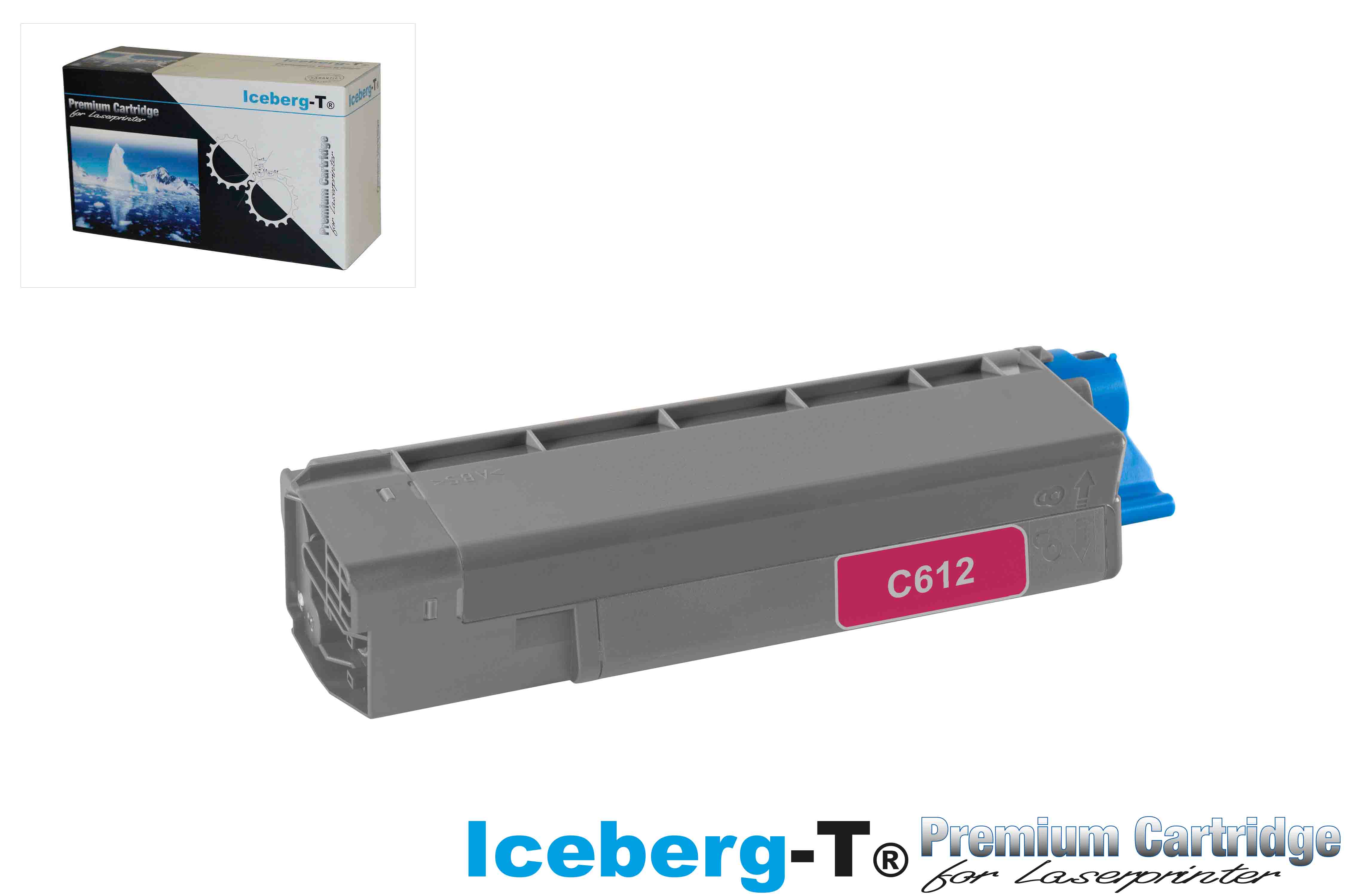 Iceberg-T Toner OKI C612 6'000 Seiten, magenta