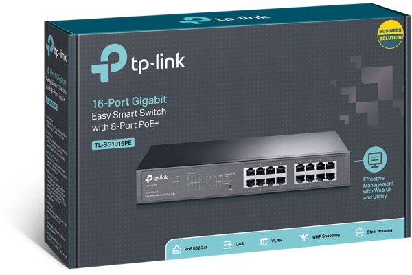 TP-LINK TL-SG1016PE TL-SG1016 16Port Gigabit Desktop