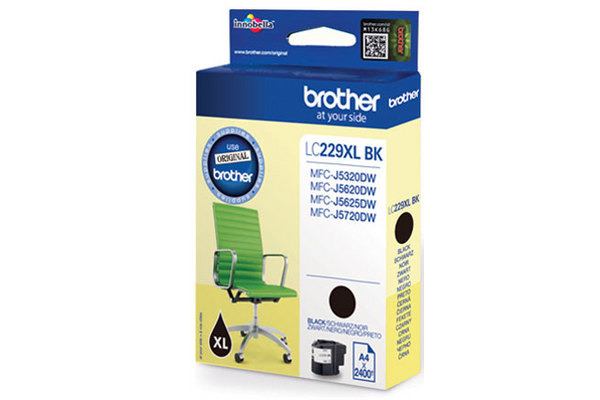 BROTHER Tintenpatrone schwarz LC-229XLB MFC-J5720DW 2400 Seiten