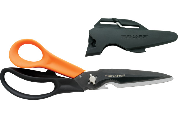 FISKARS Mehrzweckschere 23cm 1000809 orange/schwarz, Rechtshänder