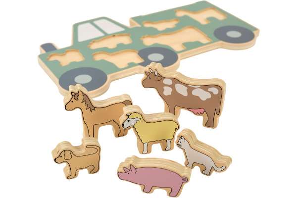 JABADABAD Puzzle Bauernhof 30x18cm W7312
