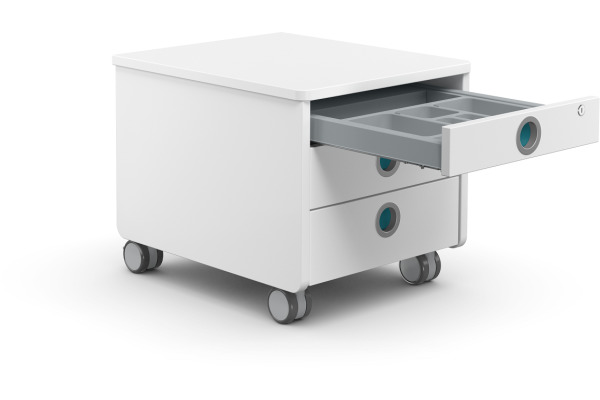 MOLL Rollcontainer 43x54x43cm 2660 204 3 Schubladen, für Kinder