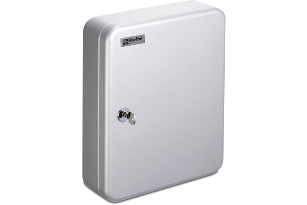 RIEFFEL Schlüsselkasten KyStor grau A15613 32x24x8cm 42 Haken