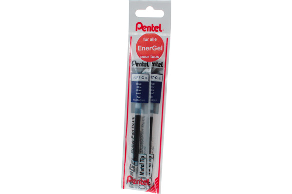 PENTEL Mine Energel BL77 YLR7-2CX blau, 2 Stück