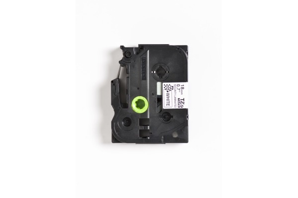 PTOUCH Sicherheitsband schwarz/weiss TZe-SE4 zu PT-200,300,500 18mm