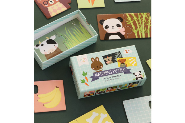 ALLC Puzzle PGMPAS07 Animal and Snacks 10-teilig