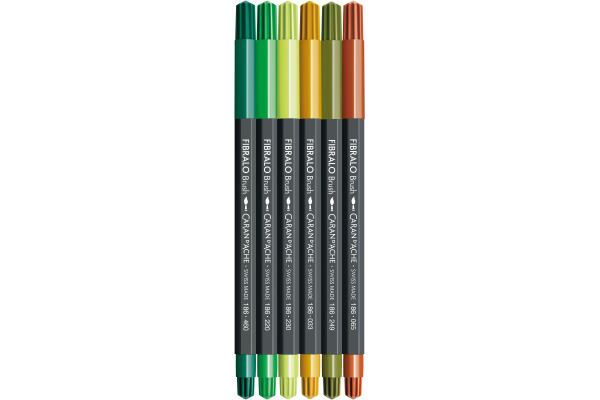 CARAN D'A Classic Fibralo Brush 0.5-5mm 186.804 Botanic 6 Stück