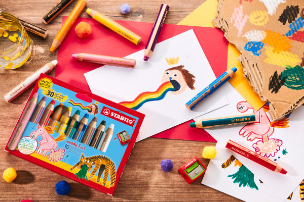 STABILO Farbstifte Woody 3 in 1 880/10-3 30 Years 10 Stück