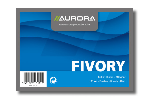 AURORA Karteikarten blanko A6 42710 weiss 100 Stück