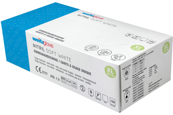 WEITAGLOV Einweghandschuhe Vinyl XL 270331 Strong, transparent 100 Stück