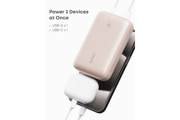 AUKEY Spark Mini 20000, 20W, PD,QC PB-Y57 PI Powerbank,Pink,USB-C,USB-A
