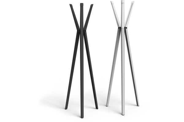 DURABLE Garderobenständer DURASTORE 184610 grau, 6 Haken