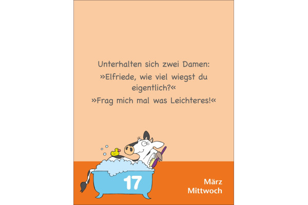 HARENBERG Abreisskalender 2027 330985127 Witze für Kids DE 12.5x16cm
