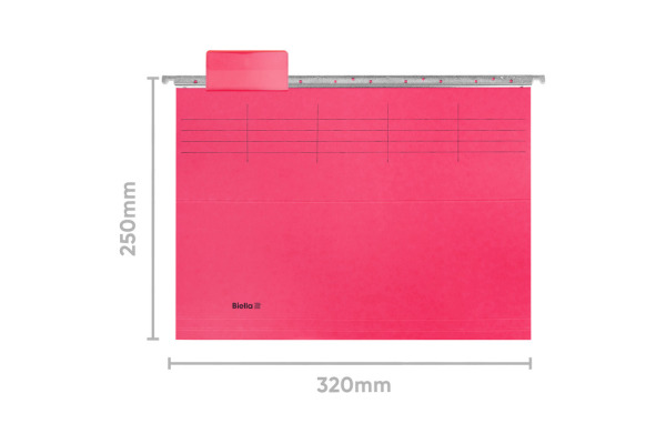 BIELLA Hängemappen-Set A4 27145545U rot 32x25cm 5 Stück