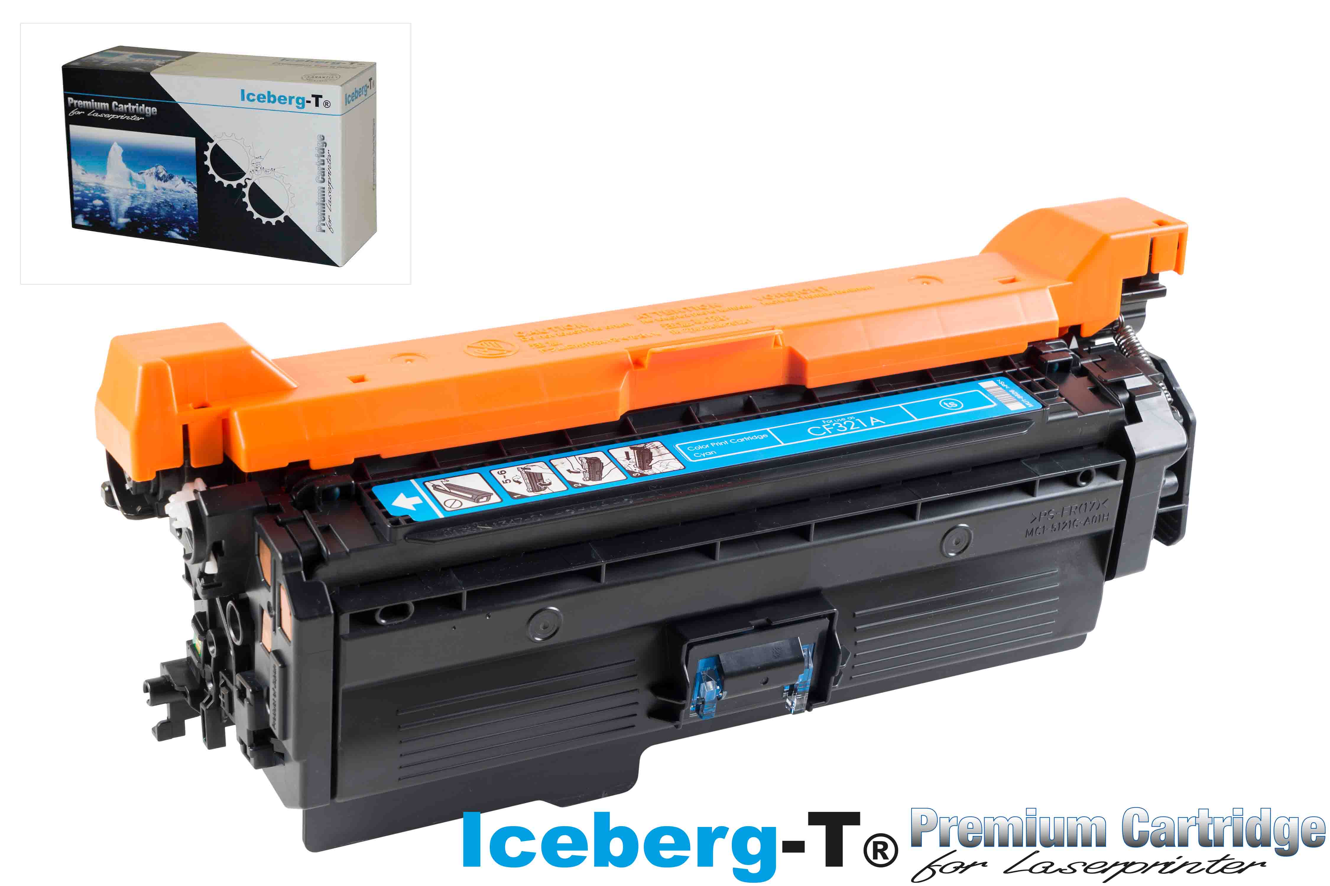Iceberg-T Toner CF321A / 653A 16'500 Seiten, cyan