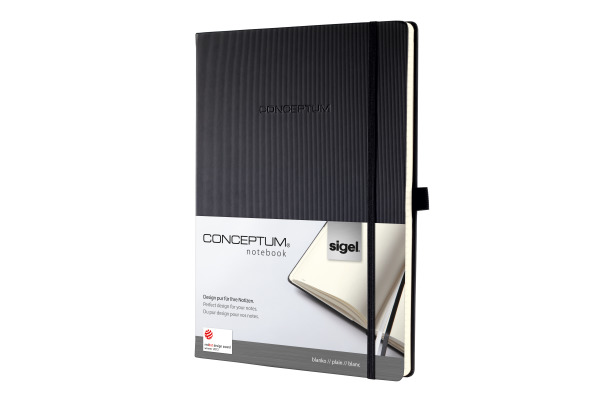 CONCEPTUM Notizbuch A4 CO110 schwarz, blanco 97 Blatt