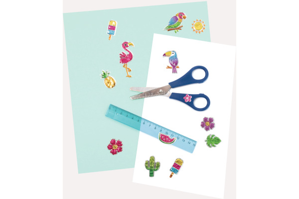 FOLIA Bubble-Sticker 14x21cm 19501 Tropical