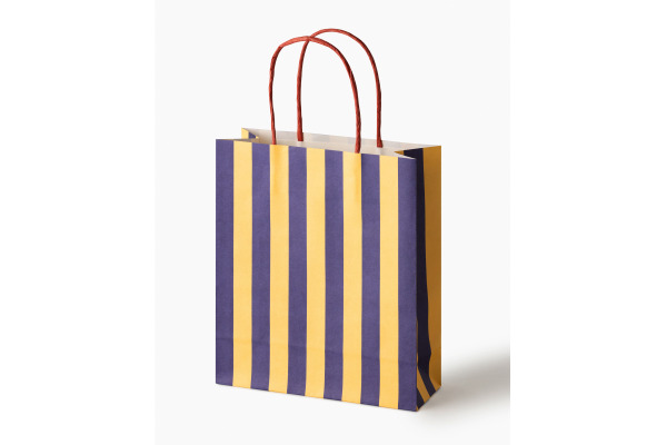 FOLIA Papiertüten M 12x15cm 21825/8 Stripes Classic, ass. 8 Stk.