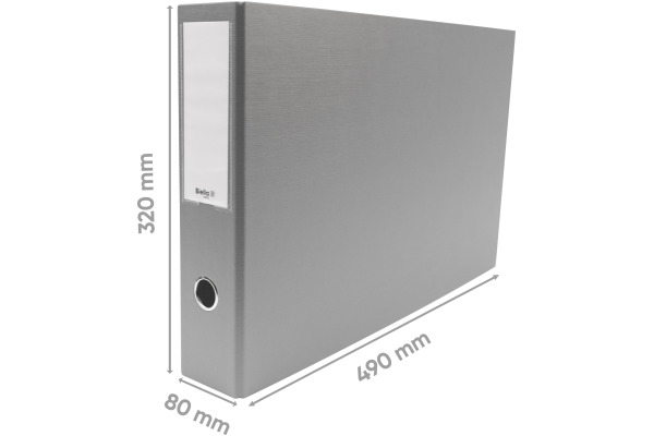 BIELLA Ordner 8cm 12035800U grau A3 quer