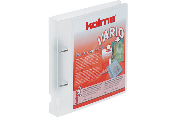 KOLMA Ringbuch Vario KF A5 02.116.00 farblos, 20mm 150 Blatt