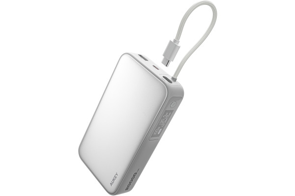 AUKEY Spark Sling 20000mAh PB-Y48 WH 100W PD Bild-in-USB-C, white