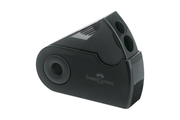 FABER-CA. Doppelspitzdose Sleeve 182700 schwarz 70x33x21mm