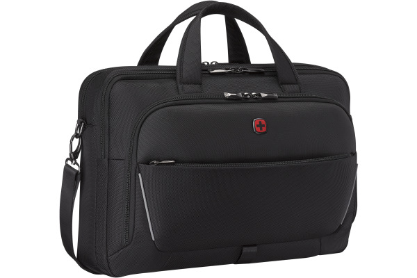 WENGER Laptop Briefcase 16 - 17inch 653498 Meteor Brief Black