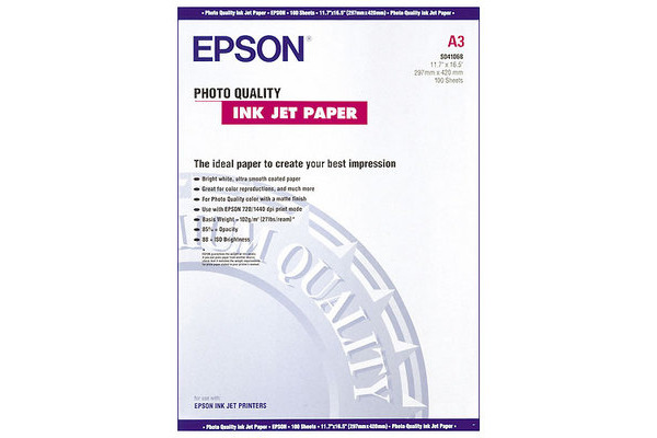 EPSON Photo Paper A3 S041068 InkJet 102g 100 Blatt