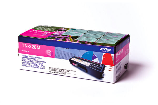 BROTHER Toner Super HY magenta TN-328M HL-4570CDN 6000 Seiten