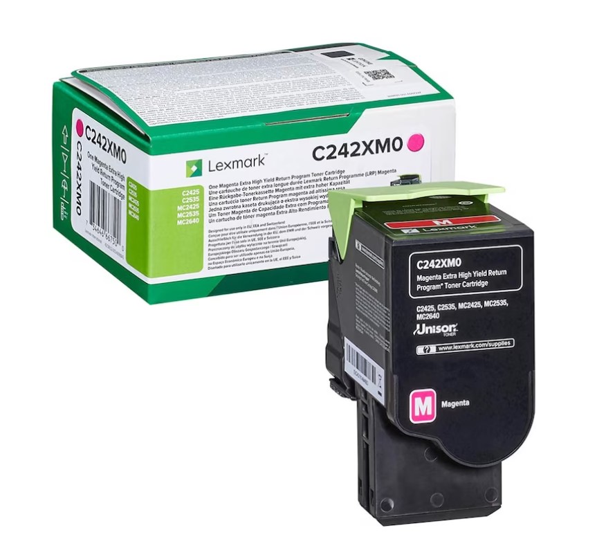 LEXMARK Toner-Modul return EHY magenta C242XM0 C2425/2535 3500 Seiten