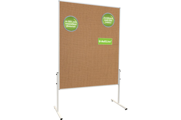FRANKEN Moderationstafel 150x120 cm MT9009 U-Act!Line, Jute