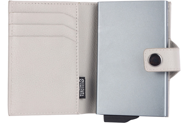 VALENTA Card Case Plus Wallet Luxe 588454 Off White
