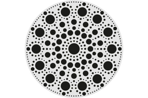 ALADINE Dot painting Punktmalerei 85500 Form & Schablone 10cm