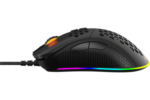 DELTACO Lightweight Gaming Mouse,RGB GAM108 black, DM210