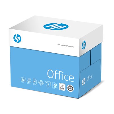Kopierpapier HP Office A4 80g, hochweiss 1 Palette 100'000 Blatt zu Box 5x500 Bl./Bg.