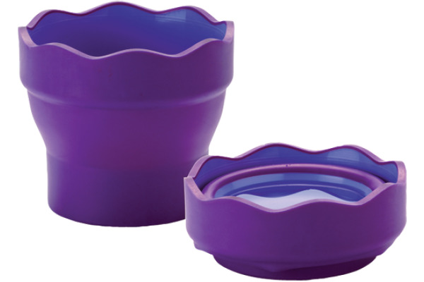 FABER-CA. Wasserbecher CLIC & GO 181517 rot, für Pinsel