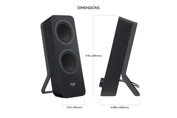 LOGITECH Z207 BT PC-Speakers 2.0 black 980001295