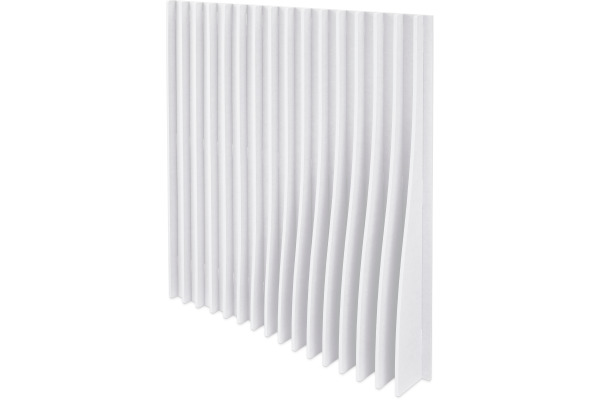 SUONO Wandelement 120x120x16cm U12.0400 BLADES, weiss