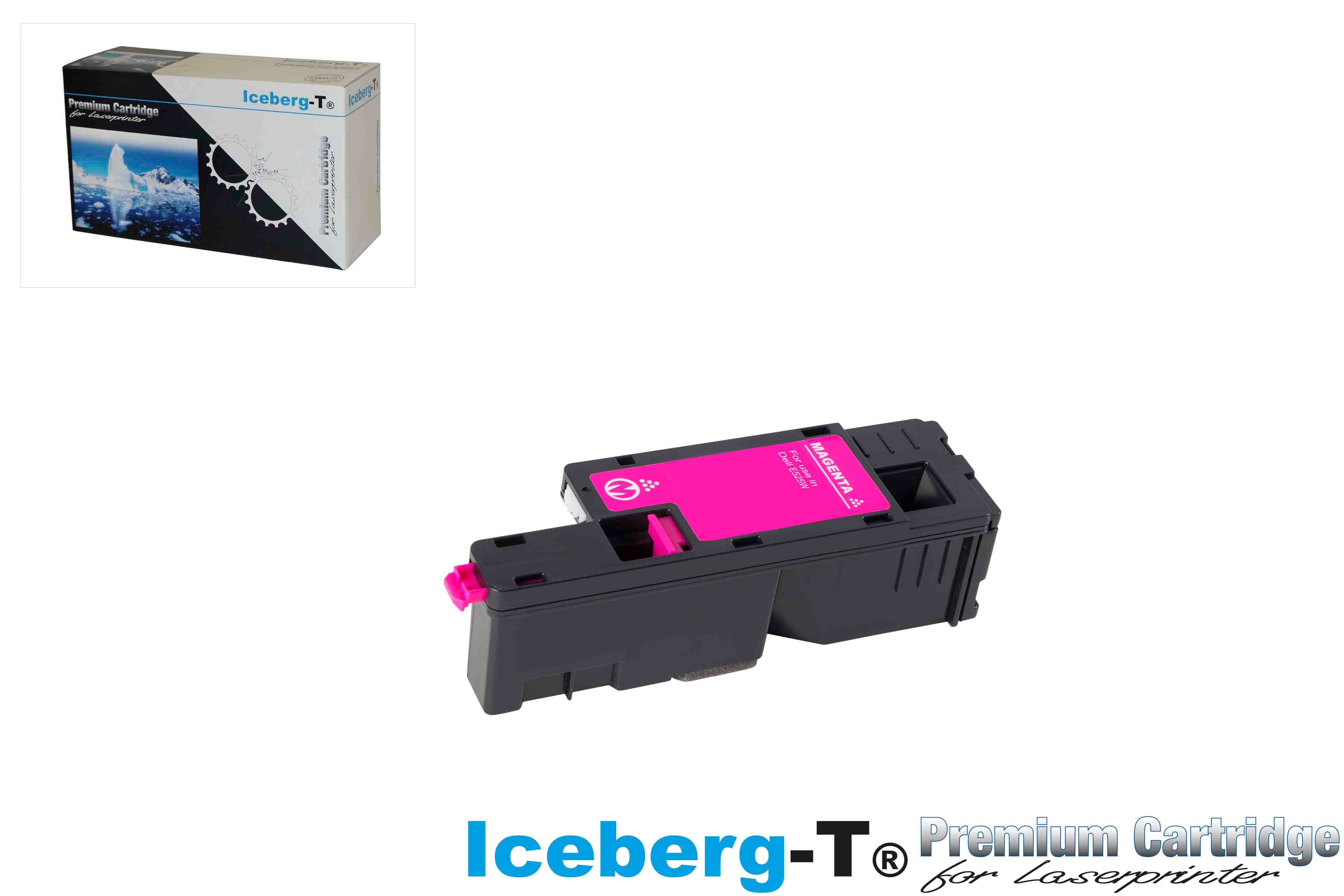 Iceberg-T Toner Dell E525W 1'400 Seiten, magenta