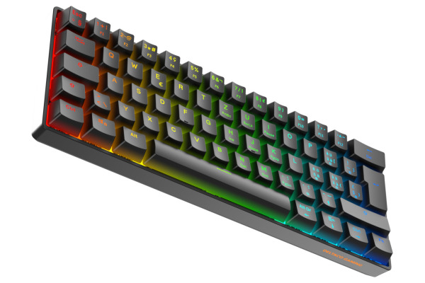 DELTACO Mechanical Keyboard DK470   GAM-175-C Hot-Swap,KTT Switches,Black 