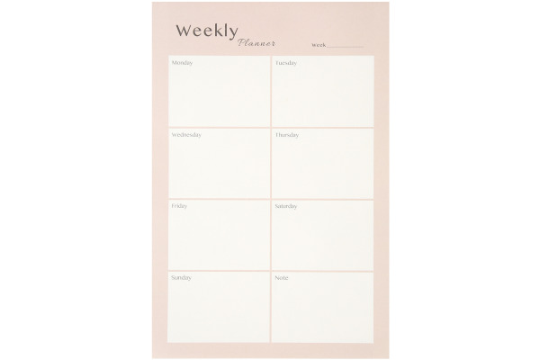 I AM CREA Wochenplaner 14x21cm 4005.26 rosa 80 Blatt