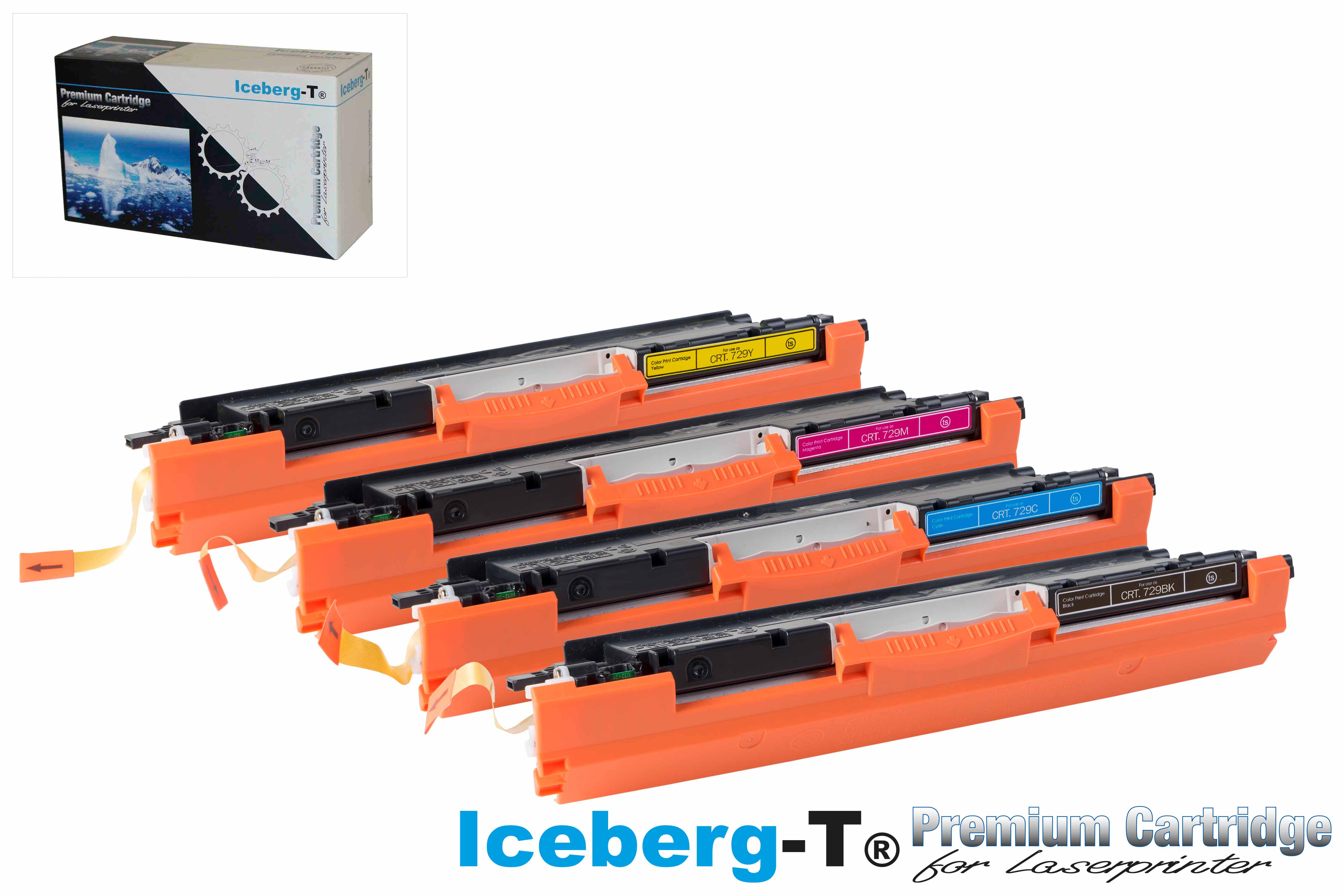 Iceberg-T Toner SET Crt. 729 Set mit allen vier Farben