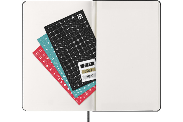 MOLESKINE Agenda Classic Large 2027 DHB12WH3Y 1W/2S schwarz HC 13x21cm