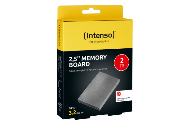 INTENSO HDD Memory Play 2TB 6028680 USB 3.2 2.5 inch antracite