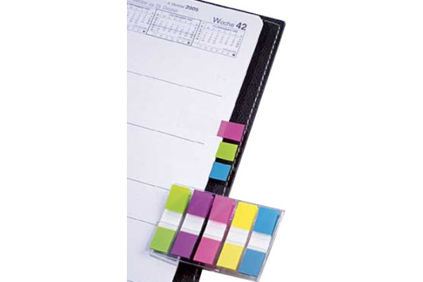 POST-IT Index schmal 11.9x43.2mm 683-5CB2 5-farbig ass./5x20 Blatt