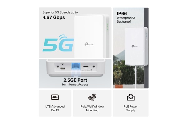 TP-LINK 5G Outdoor Router NE200-OUT