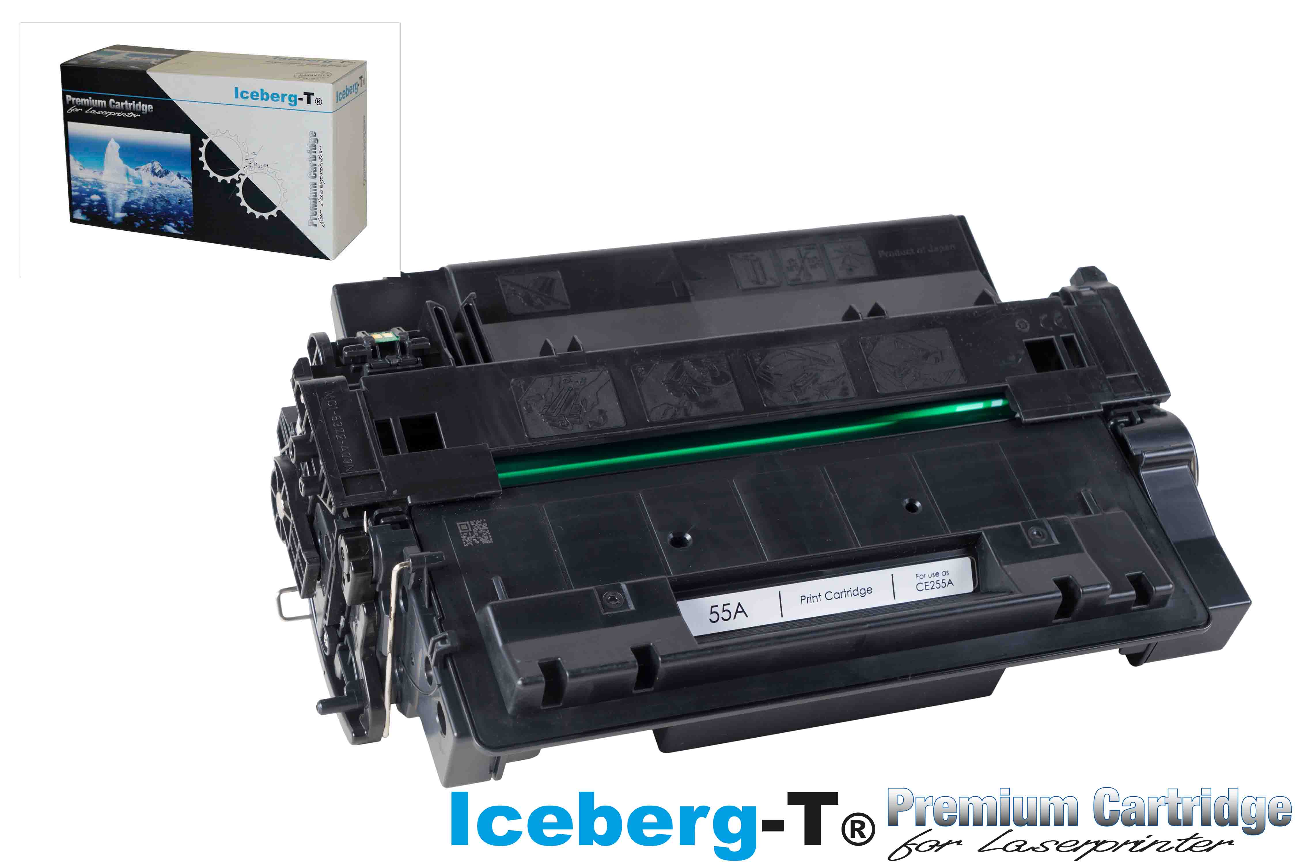 Iceberg-T Toner CE255A 6'000 Seiten, schwarz