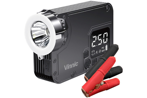 VINNIC 3 in 1 Jumpstarter Air Pump VPCA-A9BK Black