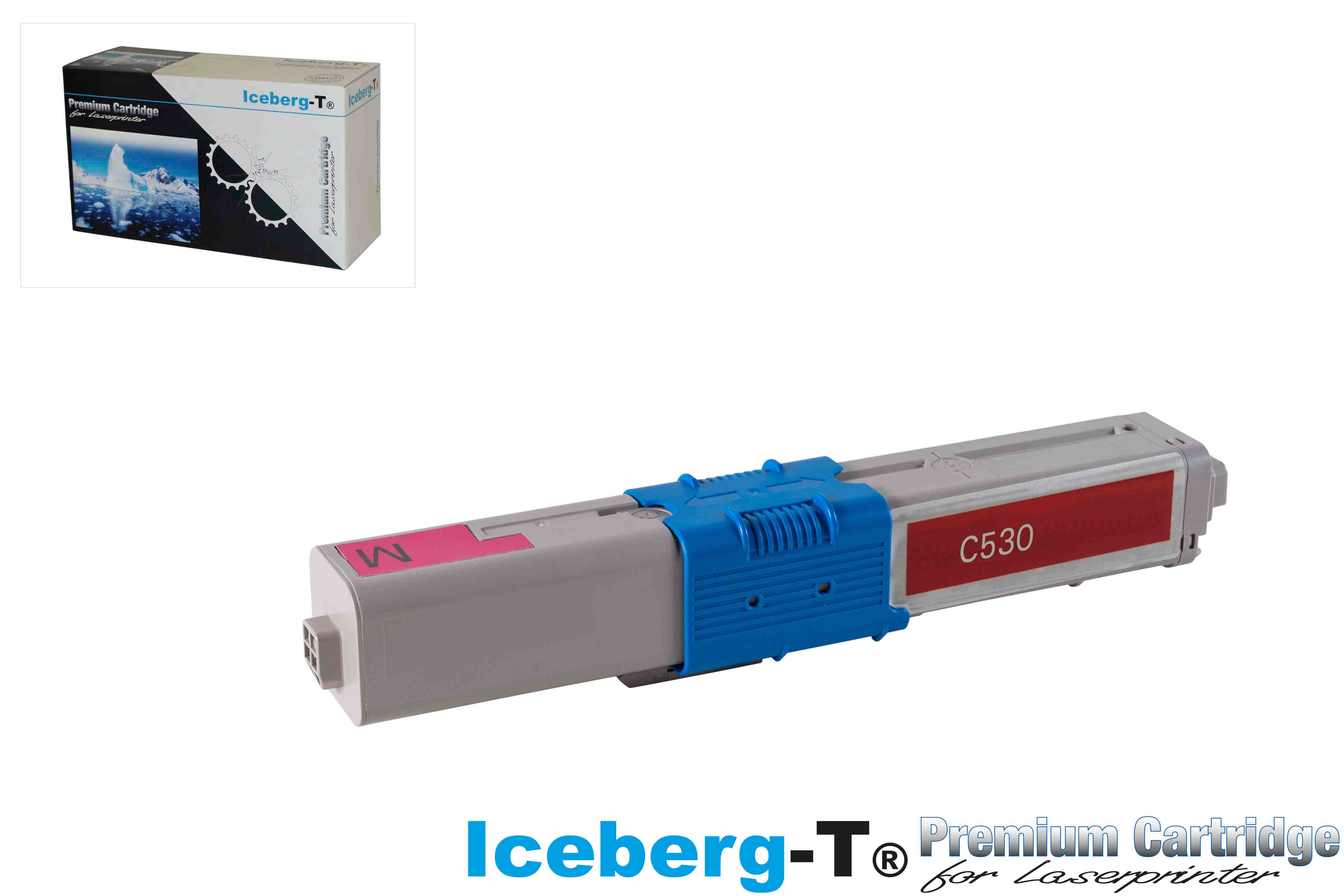 Iceberg-T Toner OKI C530 5'000 Seiten, magenta