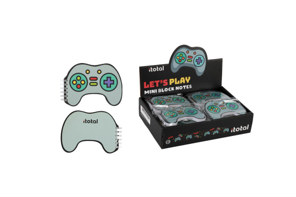 I-TOTAL Mini Notizblock 9.5x13cm XL1840F Let's play